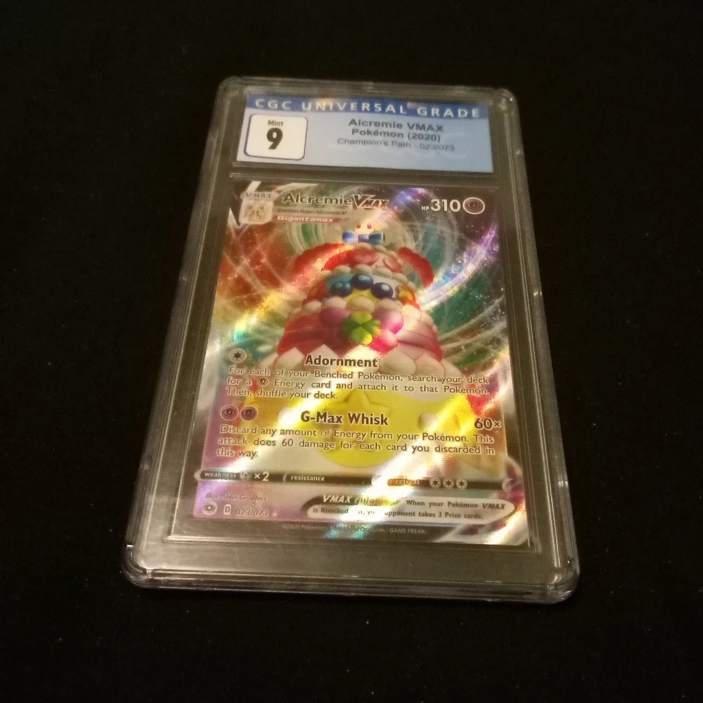 Pokemon 2020 Alcremie VMAX #023/073 Champion's Path CGC 9